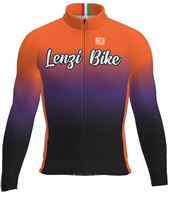 LENZI STELVIO 01 MAGLIA MANICA LUNGA INTERA ARANCIO