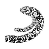 NASTRO MANUBRIO MAZE BIANCO/NERO TAPPI NERI