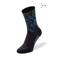 CALZA TERMICA BIOTEX MERINO CORTA TRASPIRANTE AZZURRO