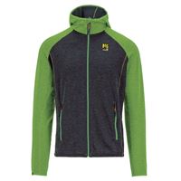 AMBRIZZOLA FULL-ZIP HOODIE OMBRE BLUE JASMINE GREEN