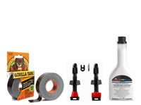 KIT PROFESSIONALE PER TRASFORMAZIONE TUBELESS CON 2 VALVOLE CARBONARIA 35