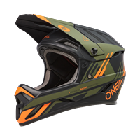 O'NEAL CASCO INTERALE BACKFLIP HELMET STRIKE V.23 BLACK/ORANGE/OLIVE