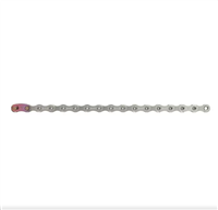SRAM  CATENA PC X01 EAGLE 12 VELOCITÀ SILVER 126 MAGLIE