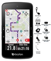 BRYTON GPS RIDER S800T CON KIT DUAL SENSOR, HRM E SUPPORTO FRONTALE IN ALLUMINIO