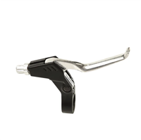 COPPIA LEVE FRENO CITYBIKE 4 DITA IN ALLUMINIO CON COLLARINO NERO