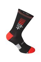 CALZE RH+ LOGO SOCK 20 BLACK WHITE RED CODE