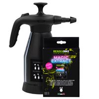 RESOLVBIKE MAGIC EXTRACT KIT BOTTLE PUMP SPRAY + 2 BUSTE 85 GR X 2 L
