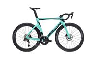 BICI DA STRADA BIANCHI OLTRE COMP  105 DI2 12V - CELESTE METALLICO / NERO – FULL GLOSSY