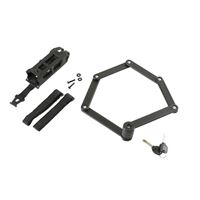 LUCCHETTO COMBINATO PIEGHEVOLE 840MM NERO