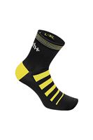 RH+ CODE SOCK 10 BLACK YELLOW FLUO