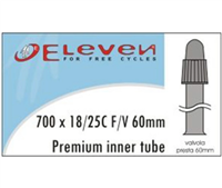 ELEVEN CAMERA D'ARIA PREMIUM INNER TUBE 700X18/25 PRESTA 60MM