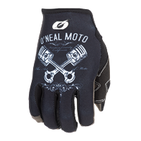 MAYHEM GLOVE PISTONS II BLACK/WHITE