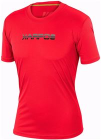 MAGLIA KARPOS LOMA JERSEY FLAME SCARLET OMBRE BLUE LAVA