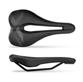 SELLA X-BOW 155X255MM (L3) SUPERFLOW NERO - PESO: 354 GR