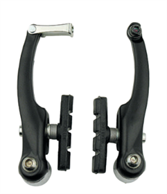 FRENI V-BRAKE ALLUMINIO NERI
