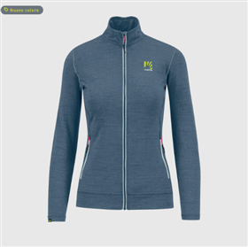 KARPOS MAGLIA POMEDES DONNA FLEECE BLUEFIN