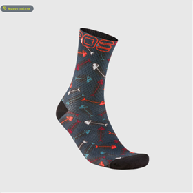 KARPOS GREEN FIRE W SOCKS OUTER SPACE SCARLET IBIS LARKS