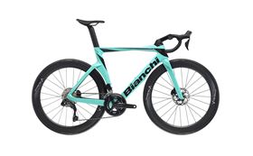BICI DA STRADA BIANCHI OLTRE COMP  105 DI2 12V - CELESTE METALLICO / NERO – FULL GLOSSY