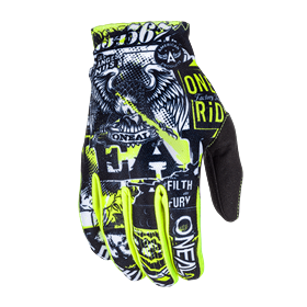 GUANTI ONEAL MATRIX ATTACK BLACK NEON YELLOW