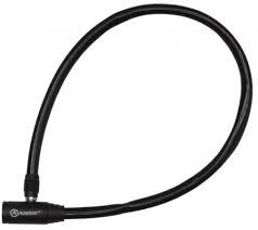 LUCCHETTO CAVO ANTIFURTO  65X5 CON CHIAVE NERO
