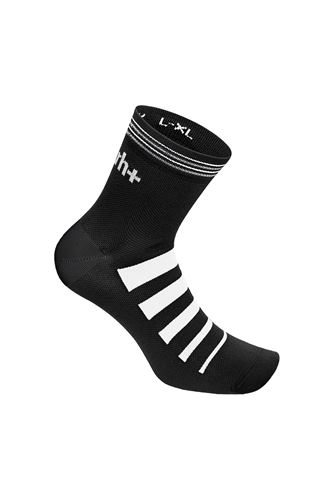 RH+ CODE SOCK 10 BLACK WHITE