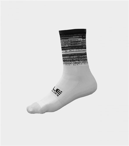 CALZA ALE' Q-SKIN SCANNER 16 CM BLACK/WHITE