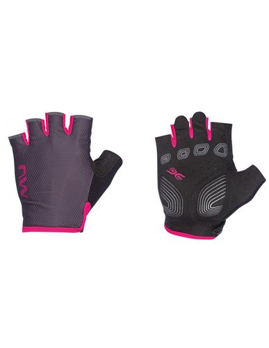 NORTHWAVE GUANTI WOMAN ACTIVE SHORT FINGER DARK GREY PINK