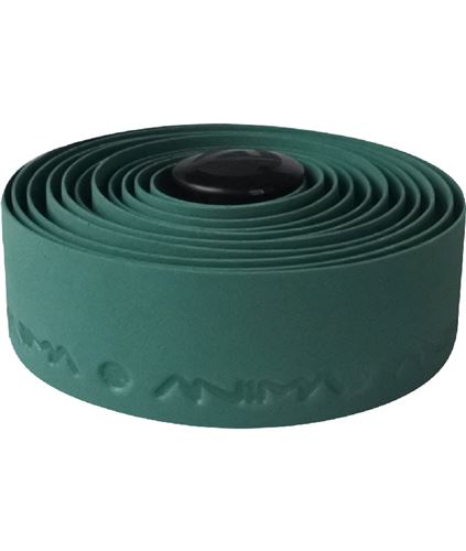 NASTRO MANUBRIO ANIMA FAT BOY SLIM GRAVEL VERDE 49 C/TAPPI