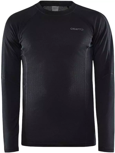CRAFT CORE WARM BASELAYER LS TEE M BLACK