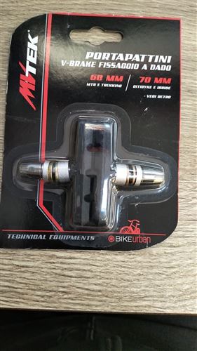 PORTAPATTINI V-BRAKE FISSAGGIO A DADO 60MM 