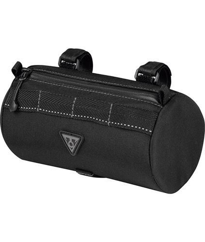 TOPEAK BORSELLO AL MANUBRIO TUBULAR BARBAG SLIM (1.5L) NERO CON CINTURINI IN VELCRO