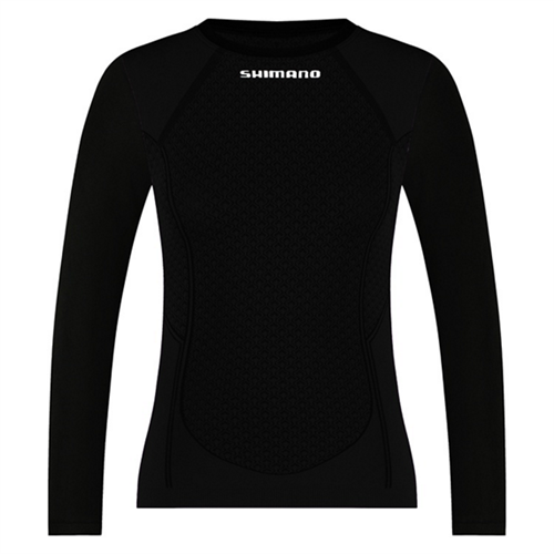 SHIMANO MAGLIA INTIMA VERTEX MANICA LUNGA DONNA NERO