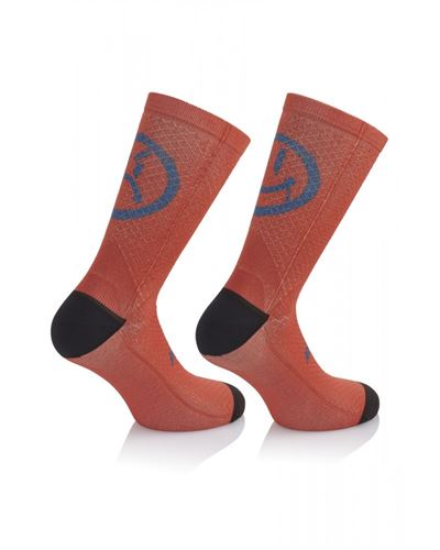 CALZINI MB WEAR SMILE EMOTIONS ROSSO H20