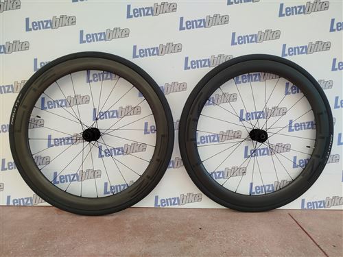 COPPIA RUOTE DISCO LNZ CARBONIO 50MM