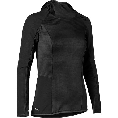 GIACCA FOX DONNA DEFEND THERMO HOODIE  BLACK
