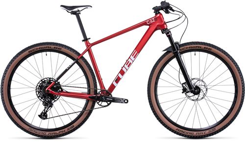 BICICLETTA DA MTB FRONT CUBE REACTION C:62 ONE RED´N´WHITE 2022