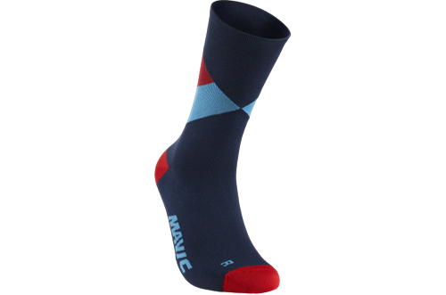 GRAPHIC HIGH SOCK CLASSIC BLUE/FIERY RED